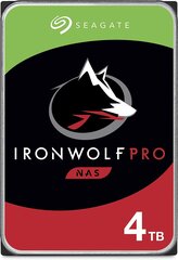 Жесткий диск Seagate IronWolf Pro ST4000NEZ01 4 ТБ 3,5-дюймовый SATA 6 Гбит/с для NAS цена и информация | Оптические устройства | pigu.lt