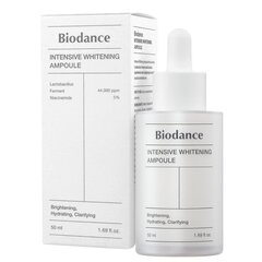 BIODANCE - Intensive Whitening Ampoule, 50ml - šviesinantis veido serumas kaina ir informacija | Veido aliejai, serumai | pigu.lt