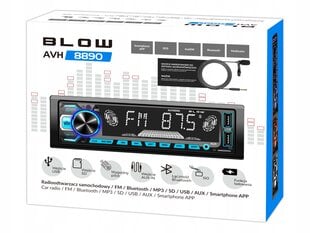 Bluetooth automagnetola Blow AVH-8890 kaina ir informacija | Automagnetolos, multimedija | pigu.lt