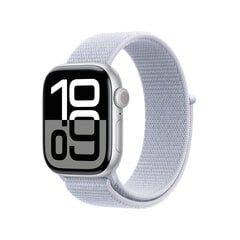 Apple Watch Series 10 GPS 42mm Silver Aluminium Case with Blue Cloud Sport Loop MWWD3ET/A kaina ir informacija | Išmanieji laikrodžiai (smartwatch) | pigu.lt