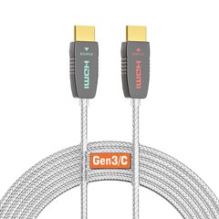 RUIPRO HDMI кабель 7,6 м, HDMI 2.1 48 Гбит/с, eARC Dolby HDCP 2.2 и 2.3 цена и информация | Кабели и провода | pigu.lt