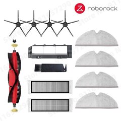 Roborock S5 MAX S50 MAX S55 MAX S6 MAXV HEPA filtro šoninis/pagrindinis šepetys vandens bako padėklas Šluota dulkių dėžutės dulkių siurblio priedai цена и информация | Аксессуары для пылесосов | pigu.lt