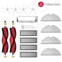 Roborock S5 MAX S50 MAX S55 MAX S6 MAXV HEPA filtro šoninis/pagrindinis šepetys vandens bako padėklas Šluota dulkių dėžutės dulkių siurblio priedai цена и информация | Аксессуары для пылесосов | pigu.lt