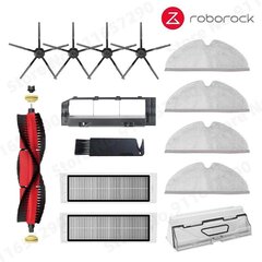 Roborock S5 MAX S50 MAX S55 MAX S6 MAXV HEPA filtro šoninis/pagrindinis šepetys vandens bako padėklas Šluota dulkių dėžutės dulkių siurblio priedai цена и информация | Аксессуары для пылесосов | pigu.lt