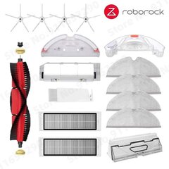 Roborock S5 MAX S50 MAX S55 MAX S6 MAXV HEPA filtro šoninis/pagrindinis šepetys vandens bako padėklas Šluota dulkių dėžutės dulkių siurblio priedai цена и информация | Аксессуары для пылесосов | pigu.lt