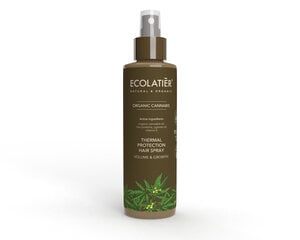 Ecolatier термозащитный спрей для волос Volume & Growth Organic Cannabis, 200 мл цена и информация | Средства для укладки волос | pigu.lt