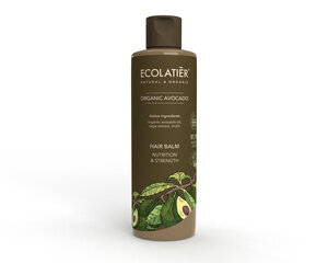 Ecolatier plaukų balzamas Nutrition & Strength Organic Avocado, 250 ml kaina ir informacija | Balzamai, kondicionieriai | pigu.lt