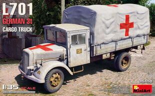 Miniart - Opel Blitz L701 German 3t Cargo Truck, 1/35, 35450 kaina ir informacija | Klijuojami modeliai | pigu.lt