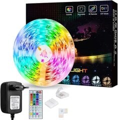 Shopled Led Juosta Rgb Smd 5050 5 M Reguliuojamas Ryškumas, Mirksintis Efektas kaina ir informacija | LED juostos | pigu.lt