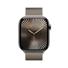 Apple Watch Series 10 GPS + Cellular 46mm Natural Titanium Case with Natural Milanese Loop - S/M MC7Q4ET/A kaina ir informacija | Išmanieji laikrodžiai (smartwatch) | pigu.lt