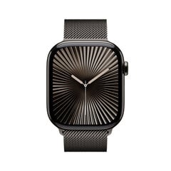 Apple Watch Series 10 GPS + Cellular 46mm Slate Titanium Case with Slate Milanese Loop - M/L MWYW3ET/A kaina ir informacija | Išmanieji laikrodžiai (smartwatch) | pigu.lt