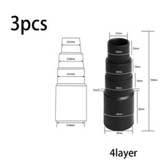 2/3/4/6 vnt Dulkių siurblio adapteris Patvarus vakuuminės žarnos adapteris Profesionalus ištraukimo žarnos adapterio keitimas Daugkartinio naudojimo цена и информация | Аксессуары для пылесосов | pigu.lt