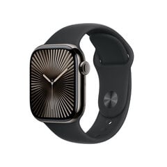 Apple Watch Series 10 GPS + Cellular 42mm Slate Titanium Case with Black Sport Band - S/M MWXG3ET/A kaina ir informacija | Išmanieji laikrodžiai (smartwatch) | pigu.lt