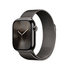 Apple Watch Series 10 GPS + Cellular 42mm Slate Titanium Case with Slate Milanese Loop MX053ET/A kaina ir informacija | Išmanieji laikrodžiai (smartwatch) | pigu.lt