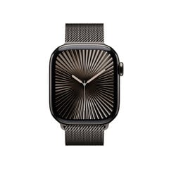 Apple Watch Series 10 GPS + Cellular 42mm Slate Titanium Case with Slate Milanese Loop MX053ET/A kaina ir informacija | Išmanieji laikrodžiai (smartwatch) | pigu.lt