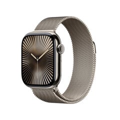 Apple Watch Series 10 GPS + Cellular 42mm Natural Titanium Case with Natural Milanese Loop MWXF3ET/A kaina ir informacija | Išmanieji laikrodžiai (smartwatch) | pigu.lt