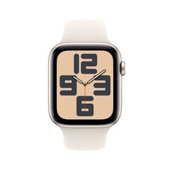 Apple Watch SE GPS 44mm Starlight Aluminium Case with Starlight Sport Band - M/L MXEV3ET/A kaina ir informacija | Išmanieji laikrodžiai (smartwatch) | pigu.lt