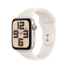 Apple Watch SE GPS 44mm Starlight Aluminium Case with Starlight Sport Band - M/L MXEV3ET/A kaina ir informacija | Išmanieji laikrodžiai (smartwatch) | pigu.lt