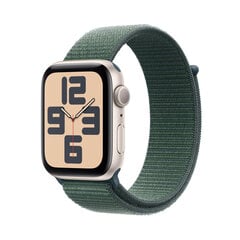 Apple Watch SE GPS 44mm Starlight Aluminium Case with Lake Green Sport Loop MXEW3ET/A kaina ir informacija | Išmanieji laikrodžiai (smartwatch) | pigu.lt