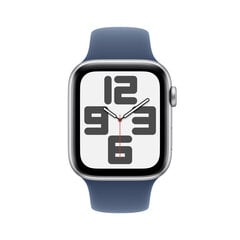 Apple Watch SE GPS 44mm Silver Aluminium Case with Denim Sport Band - M/L MXER3ET/A kaina ir informacija | Išmanieji laikrodžiai (smartwatch) | pigu.lt