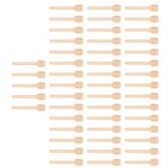 50 шт. деревянные палочки для смешивания меда, мини-палочки для перемешивания меда, палочки в форме сот для банки с медом, разбрызгивания меда и сувениров для свадебной вечеринки, подарок цена и информация | Миксеры | pigu.lt