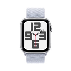 Apple Watch SE GPS 40mm Silver Aluminium Case with Blue Cloud Sport Loop MXEE3ET/A kaina ir informacija | Išmanieji laikrodžiai (smartwatch) | pigu.lt