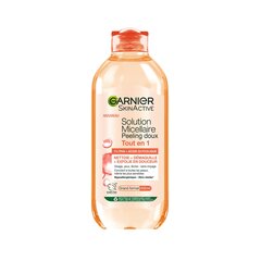 GARNIER SkinActive Micellar Water Solution Peeling doux 400 ml kaina ir informacija | Veido masažuokliai, valymo įrankiai | pigu.lt