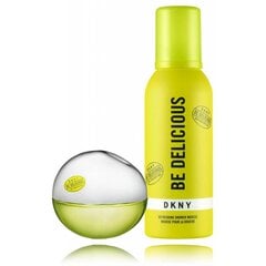 Kosmetikos rinkinys Donna Karan DKNY Be Delicious EDP moterims: kvapusis vanduo 30 ml + dušo putos 150 ml цена и информация | Женские духи | pigu.lt