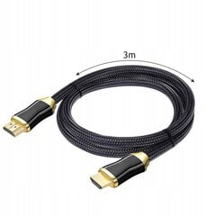 Hdmi laidas, Izoxis M-19922 8K 3m kaina ir informacija | Adapteriai, USB šakotuvai | pigu.lt