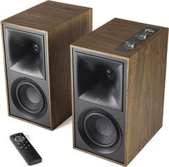 Klipsch The Fives Riešutmedžio kaina ir informacija | Namų garso kolonėlės ir Soundbar sistemos | pigu.lt