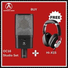 Austrian Audio OC16 Studio Set mikrofono rinkinys + Hi-X15 dovanų! kaina ir informacija | Mikrofonai | pigu.lt