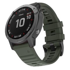 Garmin Fenix 7x / 6x 26 mm išmaniojo laikrodžio greitai atsegama silikoninė laikrodžio apyrankė цена и информация | Смарт-часы (smartwatch) | pigu.lt