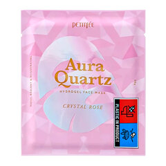 Petitfee Aura Quartz Hydrogel Face Mask 30g - hidrogēla maska, kas bagātināta ar pērļu pulveri, lai izgaismotu ādu un piešķirtu tai dzidru un gludu finišu. цена и информация | Маски для лица, патчи для глаз | pigu.lt