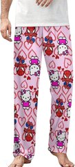 Hello Kitty ir Spiderman spausdintos pižamos kelnės kaina ir informacija | Naktiniai, pižamos moterims | pigu.lt