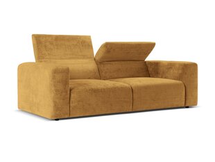 Sofa Micadoni Cruz, geltona kaina ir informacija | Sofos | pigu.lt