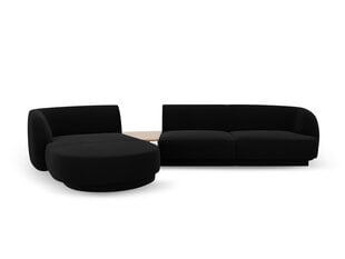 Modulinė sofa Micadoni Miley, juoda kaina ir informacija | Sofos | pigu.lt