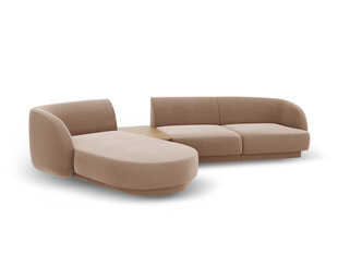 Modulinė sofa Micadoni Miley, ruda kaina ir informacija | Sofos | pigu.lt