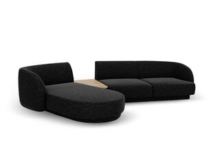 Modulinė sofa Micadoni Miley, juoda kaina ir informacija | Sofos | pigu.lt