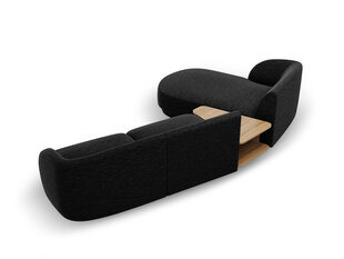 Modulinė sofa Micadoni Miley, juoda kaina ir informacija | Sofos | pigu.lt