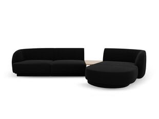 Modulinė sofa Micadoni Miley, juoda kaina ir informacija | Sofos | pigu.lt