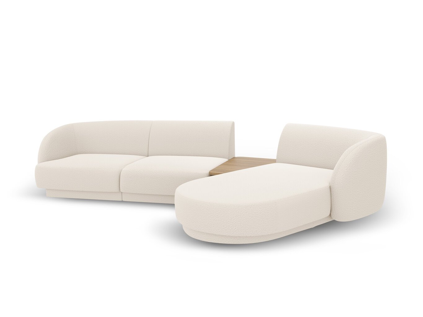 Modulinė sofa Micadoni Miley, balta kaina ir informacija | Sofos | pigu.lt