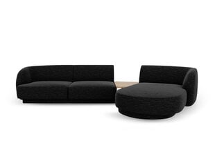 Modulinė sofa Micadoni Miley, juoda kaina ir informacija | Sofos | pigu.lt