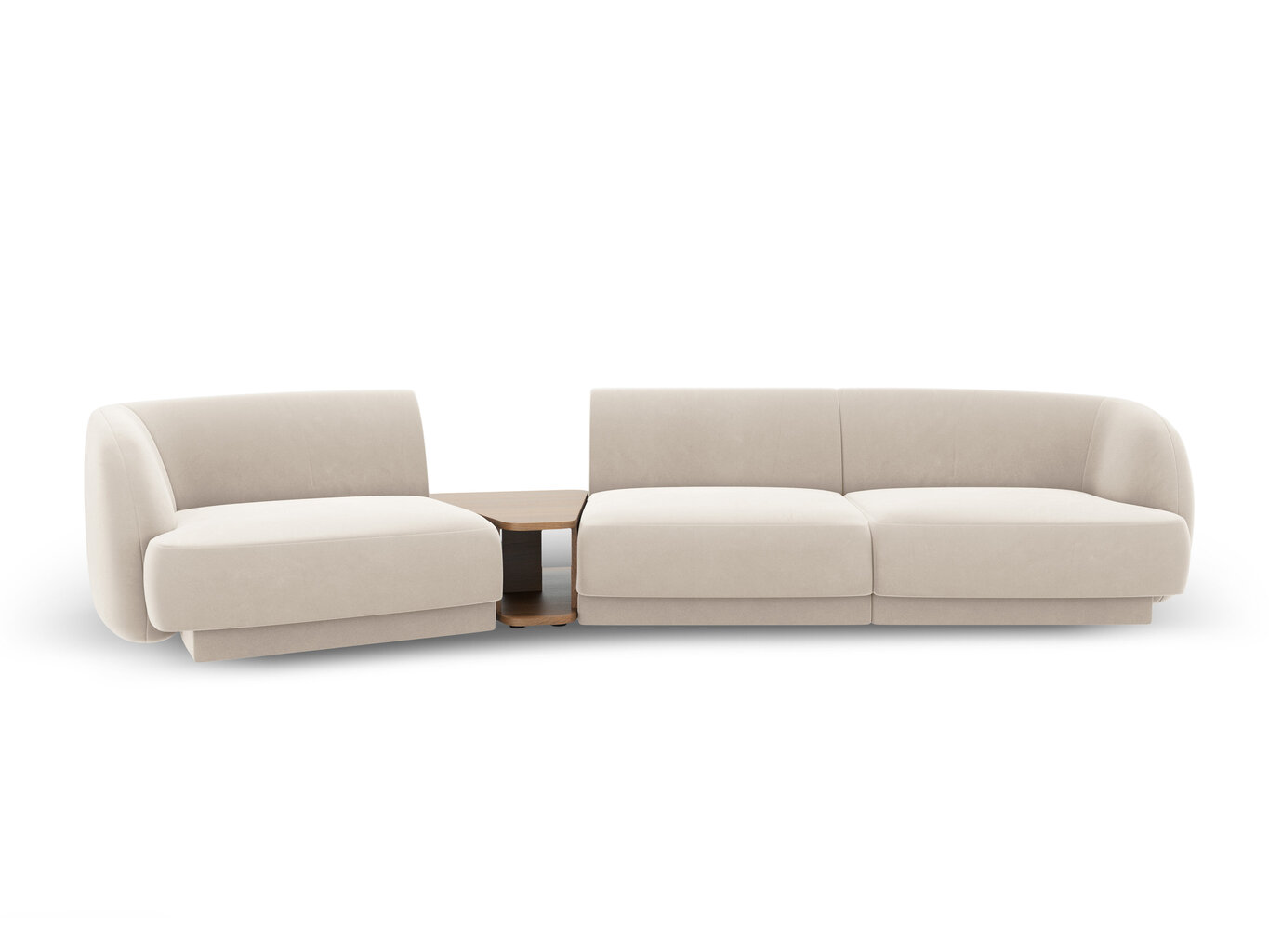 Modulinė sofa Micadoni Miley, balta kaina ir informacija | Sofos | pigu.lt