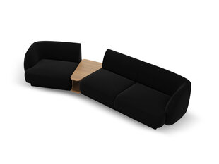 Modulinė sofa Micadoni Miley, juoda kaina ir informacija | Sofos | pigu.lt