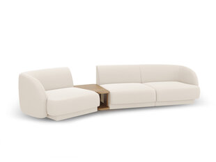 Modulinė sofa Micadoni Miley, smėlio spalvos kaina ir informacija | Sofos | pigu.lt