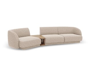 Modulinė sofa Micadoni Miley, šviesiai ruda kaina ir informacija | Sofos | pigu.lt