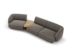 Modulinė sofa Micadoni Miley, ruda kaina ir informacija | Sofos | pigu.lt