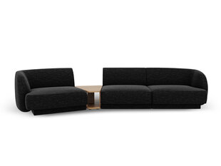 Modulinė sofa Micadoni Miley, juoda kaina ir informacija | Sofos | pigu.lt