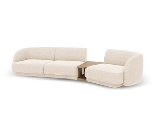 Modulinė sofa Micadoni Miley, smėlio spalvos kaina ir informacija | Sofos | pigu.lt