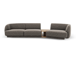 Modulinė sofa Micadoni Miley, ruda kaina ir informacija | Sofos | pigu.lt